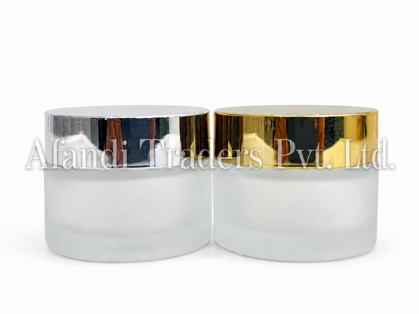 Checked Bottom Glass Jar