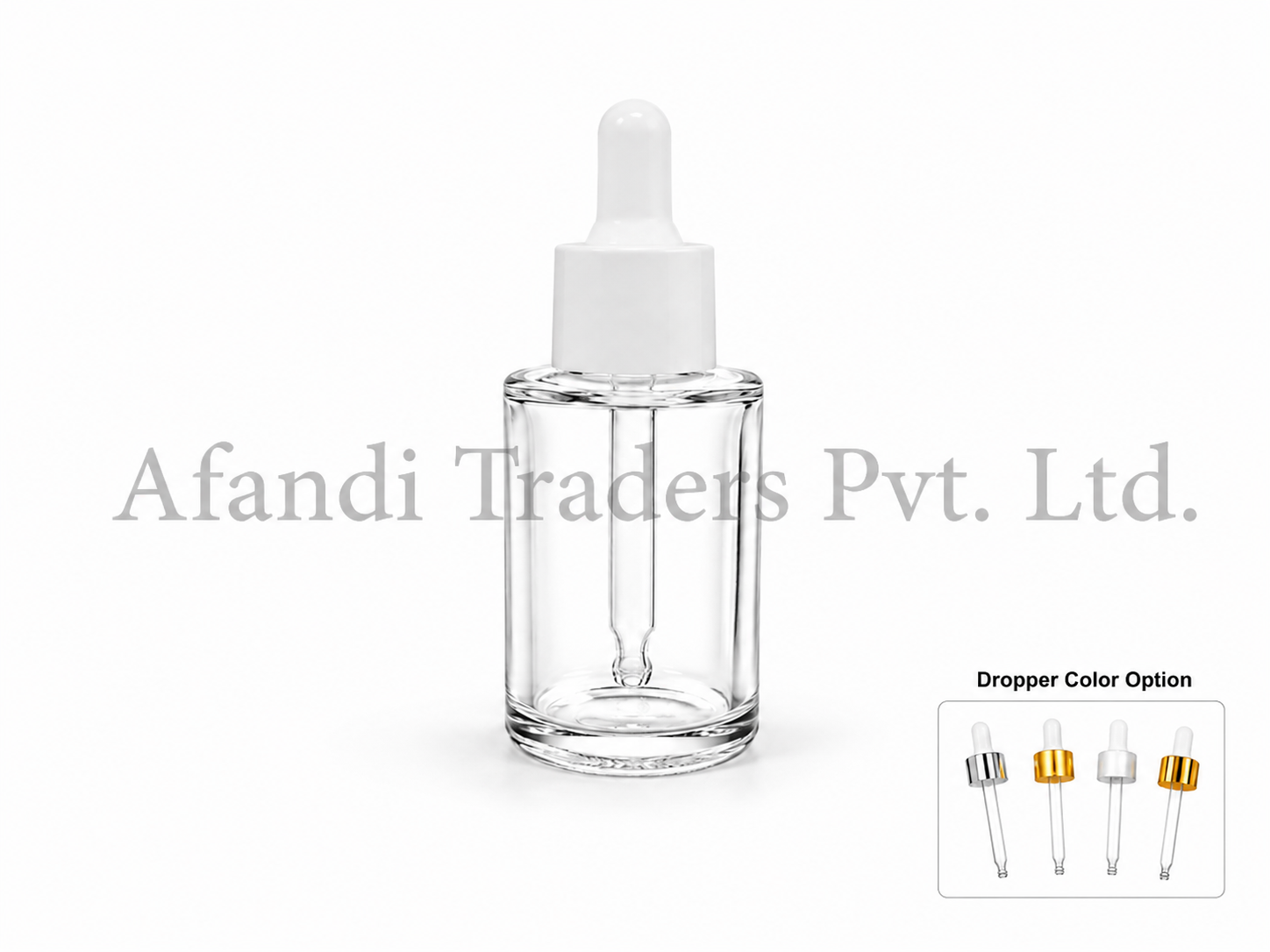 Clear Flat Shoulder Bottle