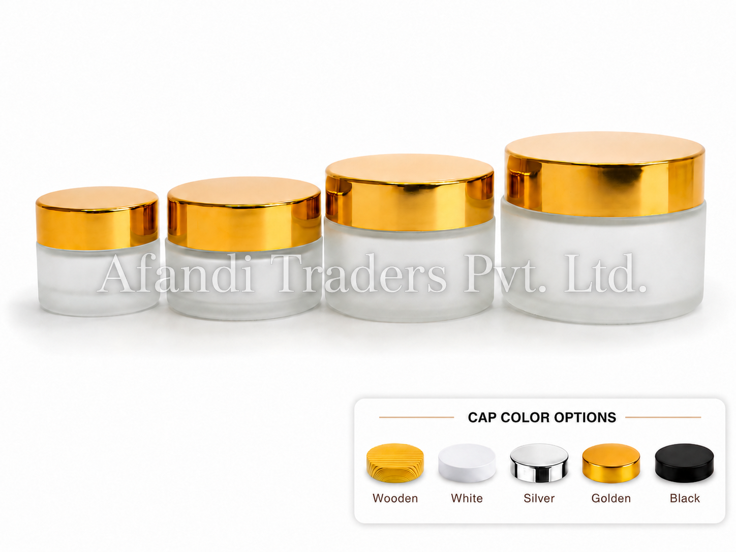 Frosted Glass Jar