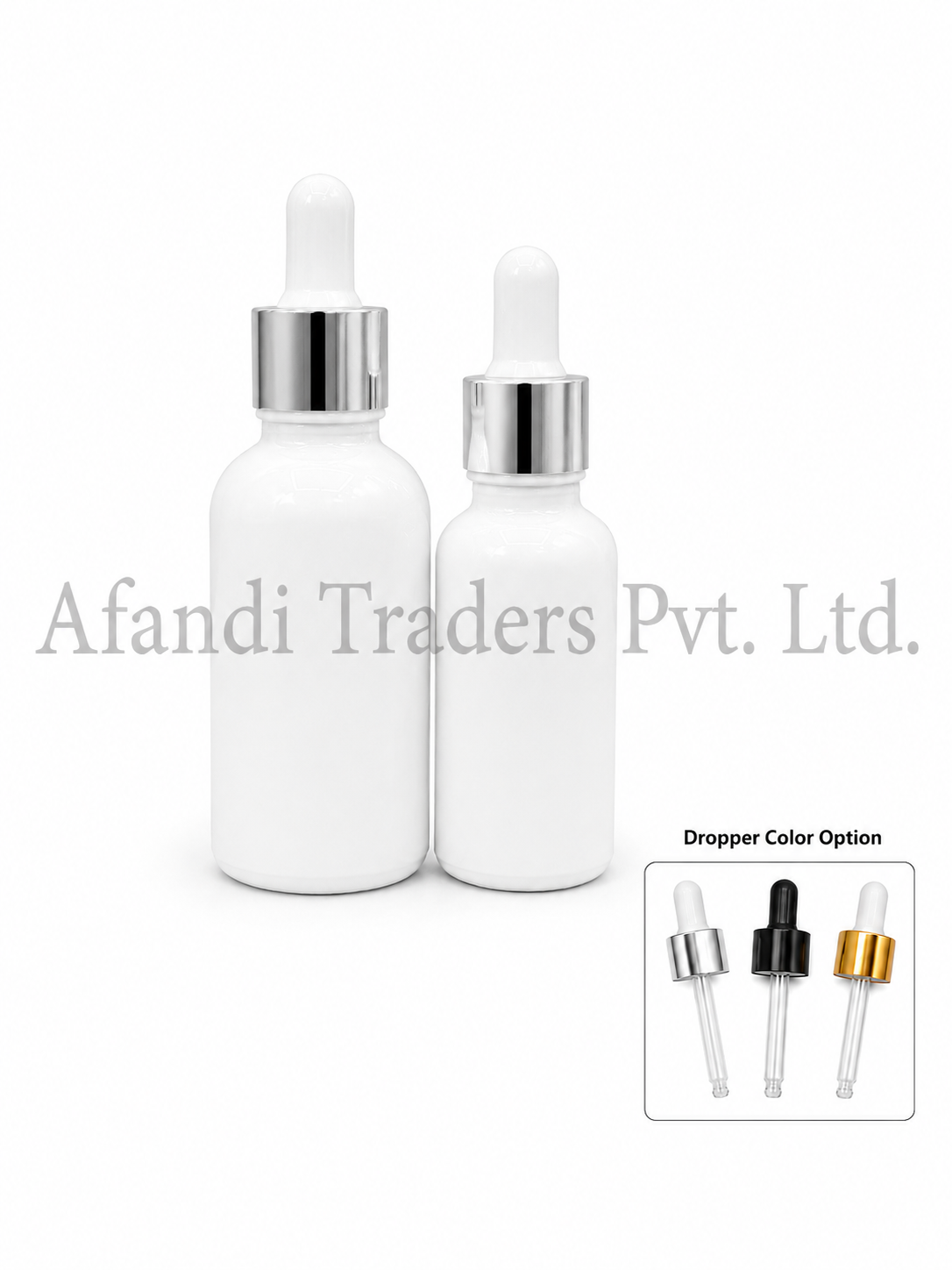 Round White Bottle